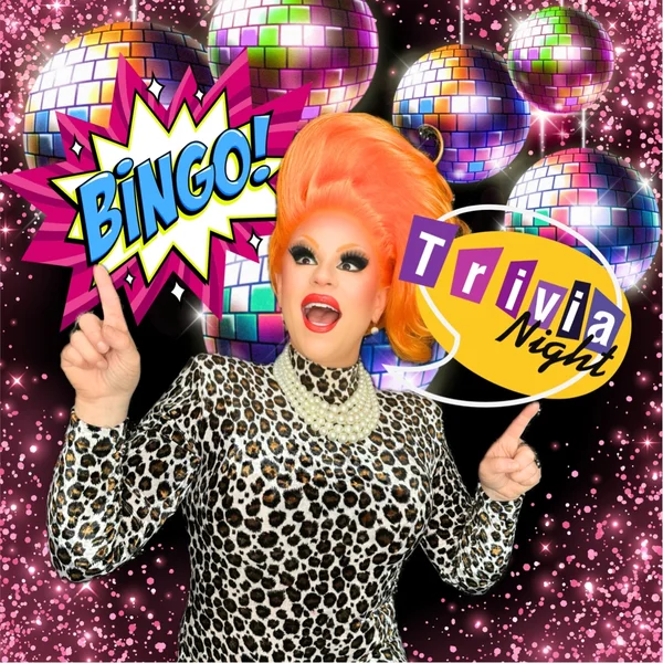 Book virtual drag bingo with Schwa de Vivre for corporate team building