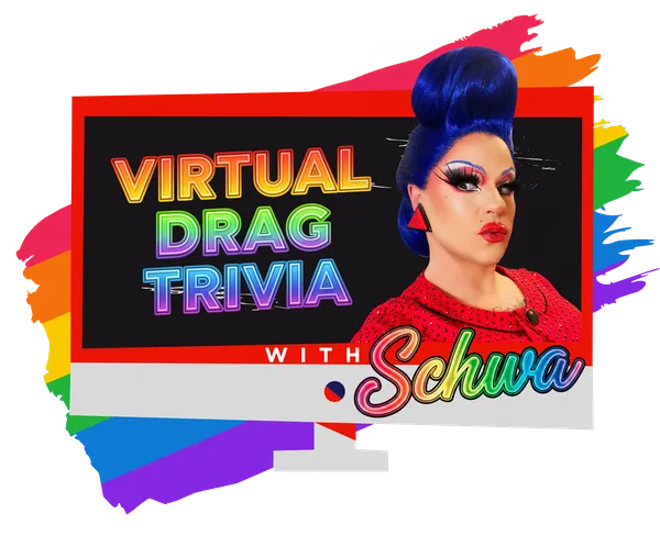 Schwa de Vivre hosting LGBTQ+ trivia for corporate Pride event